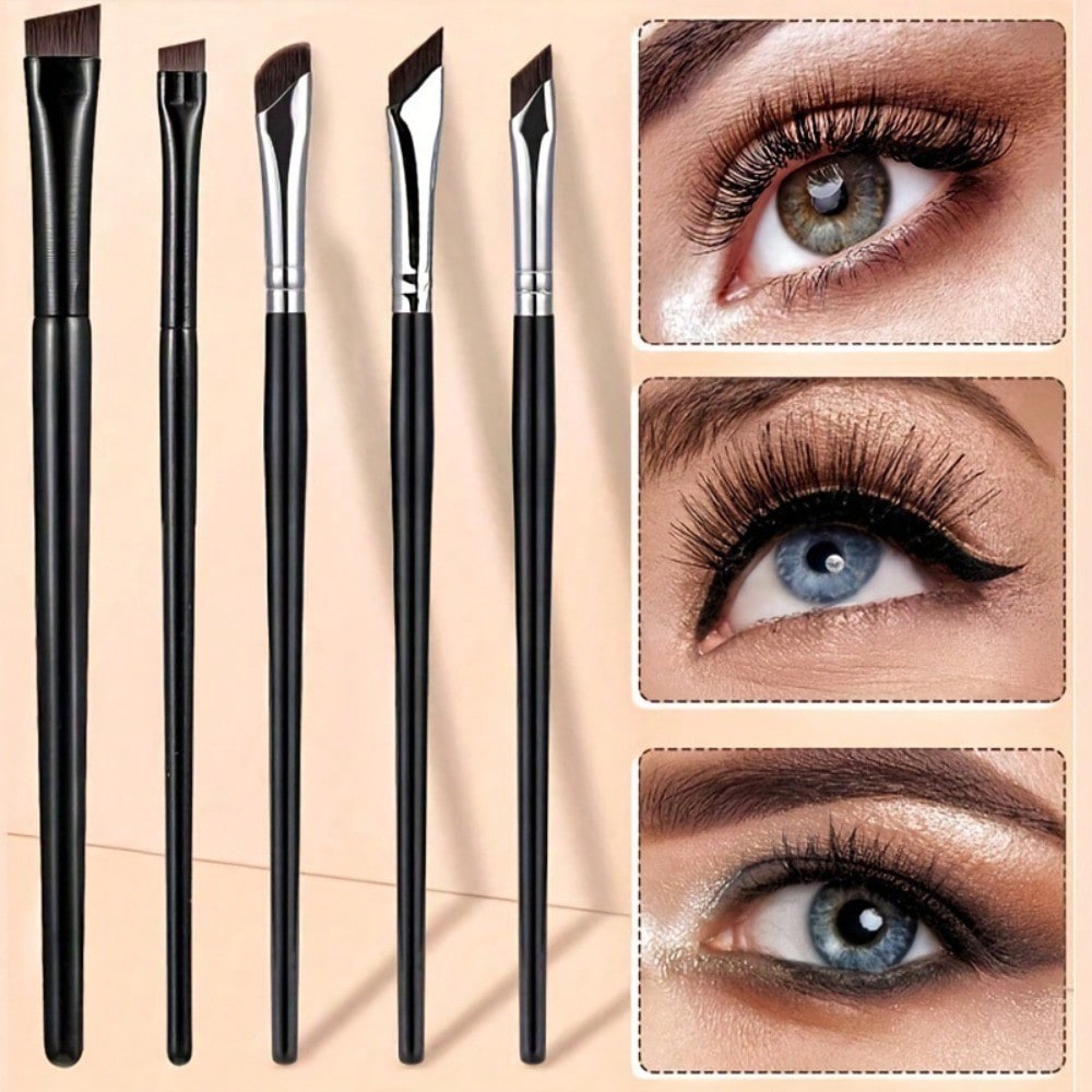 5 Makeup Brush Set, Sickle Eye - đánh giá và giá Detailing Brush Set