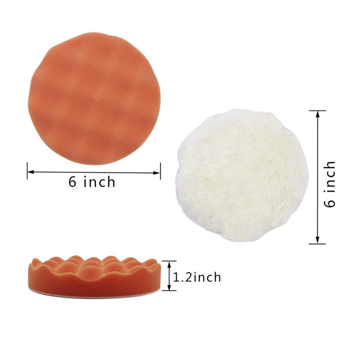 3/5/6Inch Sponge Polishing Pad - đánh giá và giá Polish Pad Set Buffer