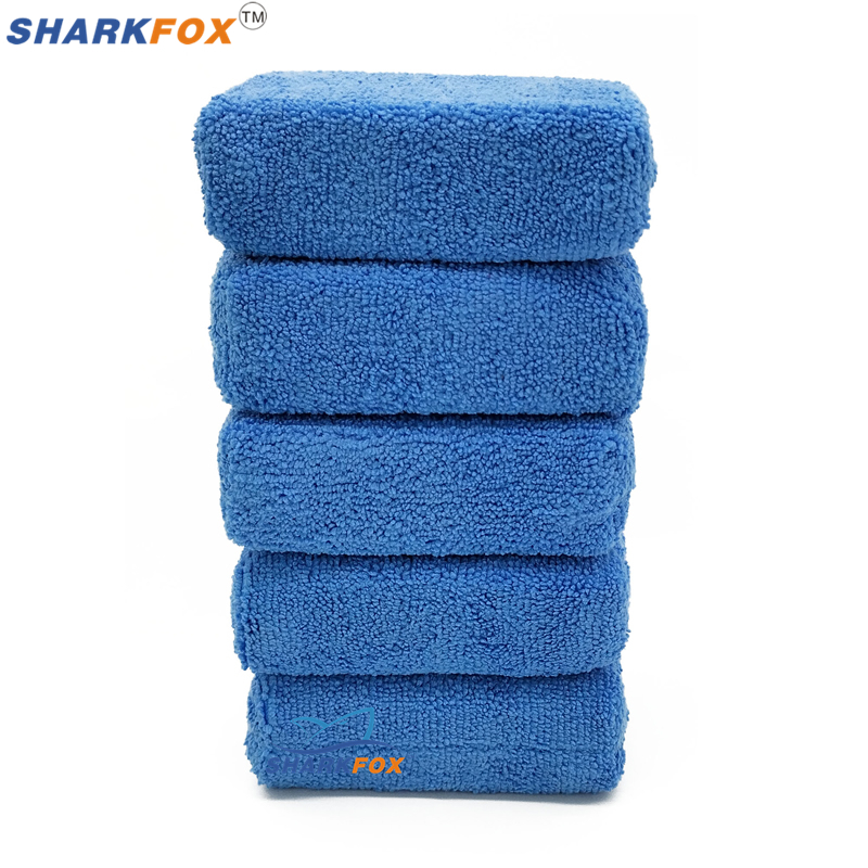Sharkfox 5Pcs/Lot Rectangular  - đánh giá và giá Wax Applicator Pad