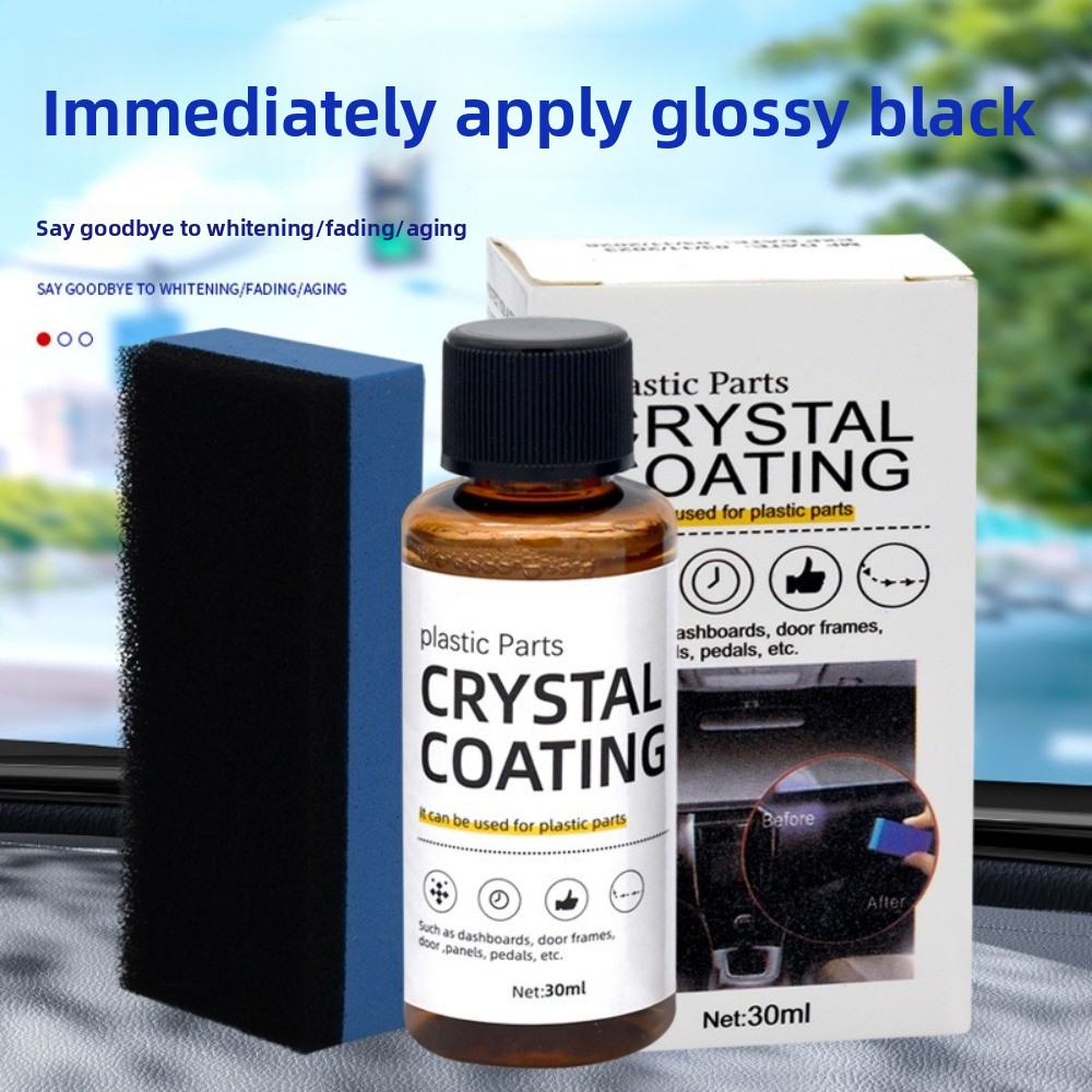 New Durable Crystal Coating Re - đánh giá và giá Trim Restorer Plastic